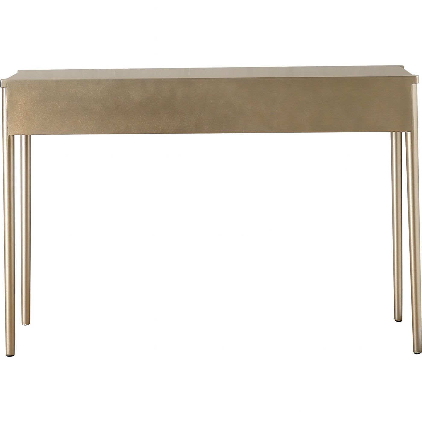 Champagne Finish Console Table