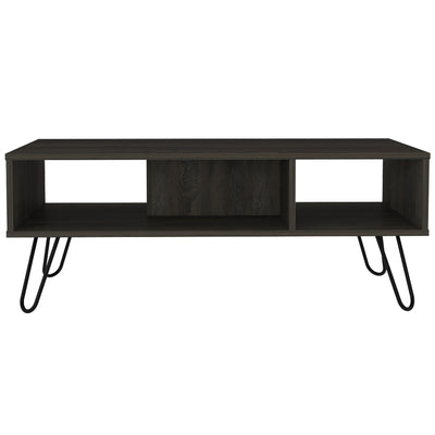 40" Carbon Espresso Manufactured Wood Rectangular Coffee Table
